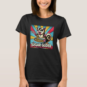 Camiseta Glider de azucarero de vida salvaje de fideos de a