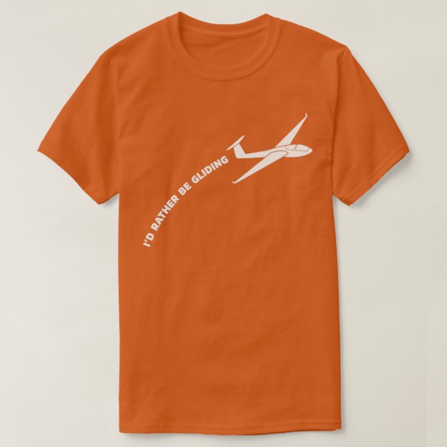 Camiseta Glider de planeador (3) (Diseño del anverso)