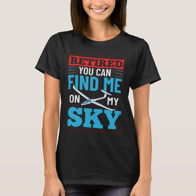 Camiseta Glider Plane Pilot Flying Sailplane Training Fligh (Anverso)