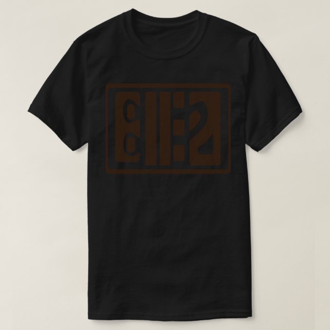 Camiseta Glifo de chimpancé (Diseño del anverso)