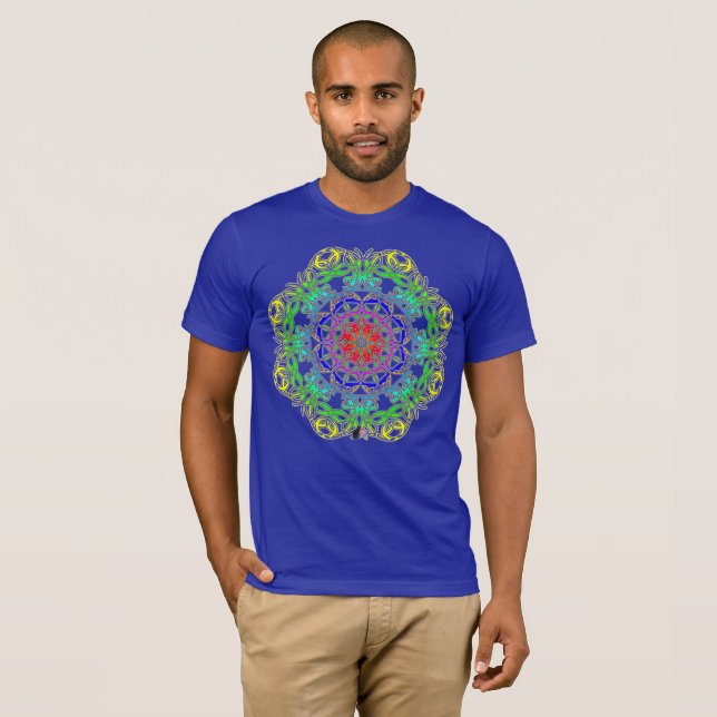 Camiseta Glifo de espectra de diamantes (Anverso completo)
