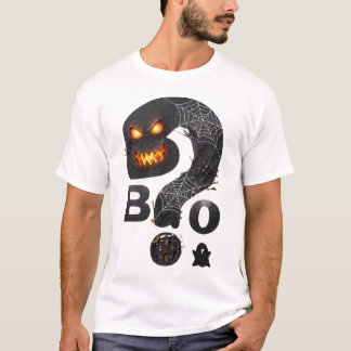 Camiseta Glifo de telaraña de Halloween Boo