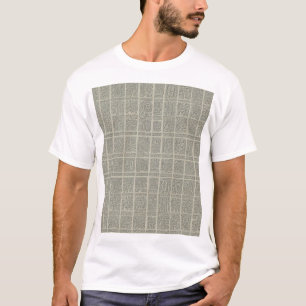 Camiseta "Glifos Antiguos: Misterioso Tee Simbólico"