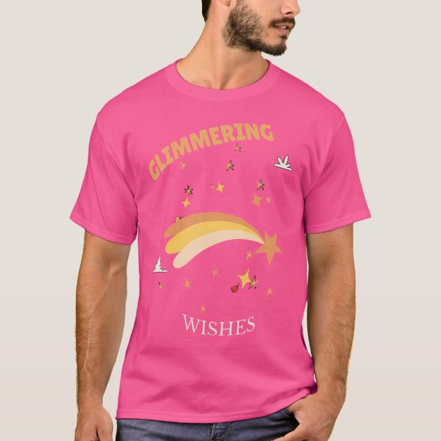 Camiseta Glimmering Wishes Shooting Starss Present (Anverso)