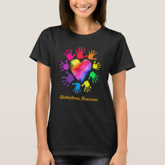 Camiseta Glioblastoma Sensibilización Manos Glioblastoma