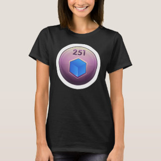 Camiseta Glitch Achievement clase azul del refinador menor