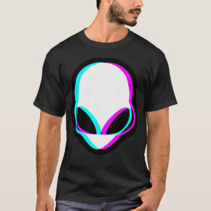 Camiseta Glitch Alien Head