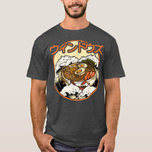 Camiseta Glitch Anime Estilo estético Japón Grunge Vaporwav