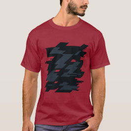 Camiseta Glitch Art Men's Dark T-Shirt