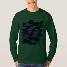 Camiseta Glitch Art Men's Long Sleeve T-Shirt