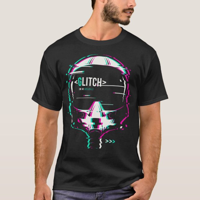 Camiseta Glitch de código de jugador (Anverso)
