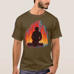 Camiseta Glitch DJ EDM Trance Electronic Trance Music Beats