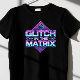 Camiseta Glitch en la matriz
