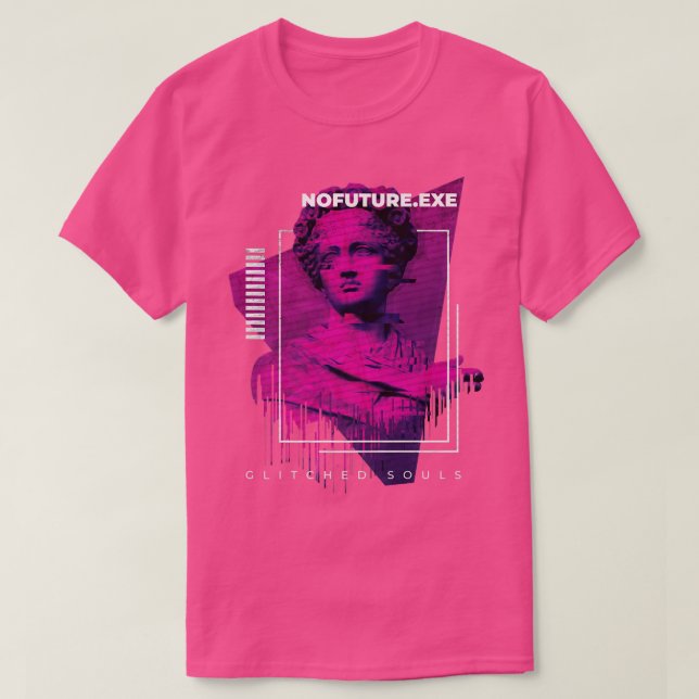 Camiseta Glitch Greek Myths Gods & Goddesses Statue Greece  (Diseño del anverso)