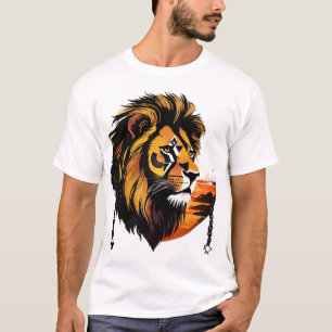 Camiseta Glitch Lion