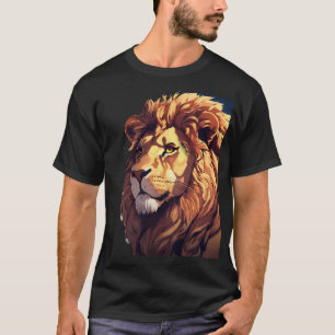 Camiseta Glitch Lion