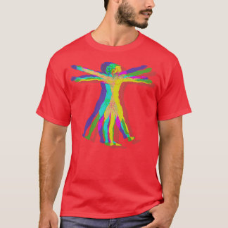 Camiseta Glitch quot Vitruvian Manquot