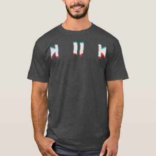 Camiseta Glitch Retro VHS Reproducir Reproducción Adelante