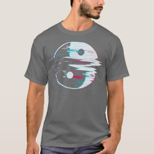 Camiseta Glitch Yin Yang