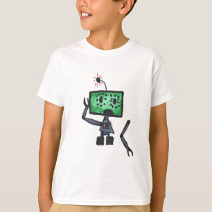 Camiseta Glitchy el robot