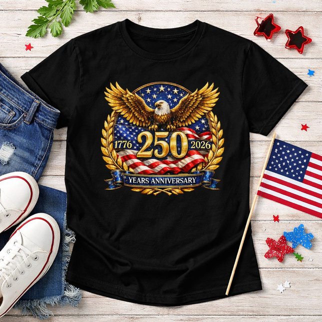 Camiseta Glittered Semiquincentennial Eagle Emblem  (Subido por el creador)