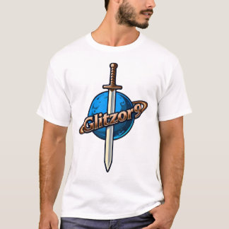 Camiseta Glitzor9 Crest: logotipo de espada y anil