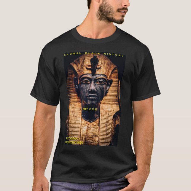 Camiseta GLOBAL DE HISTORIA NEGRA (Anverso)