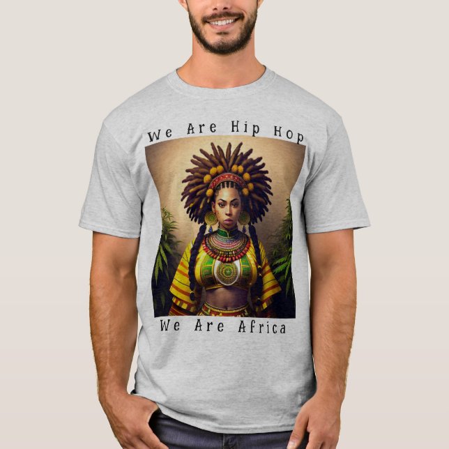Camiseta Global Groove: Cultura africana se alza con camise (Anverso)