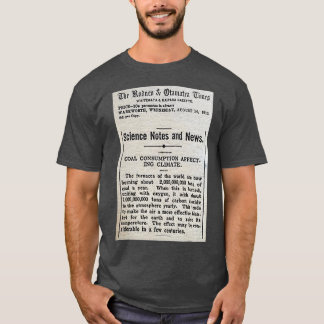 Camiseta Global Warmi, un periódico de la época del cambio