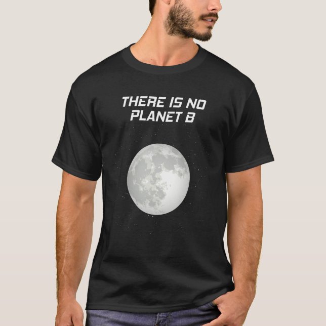 Camiseta Global Warming Space Moon Motif Climate (Anverso)
