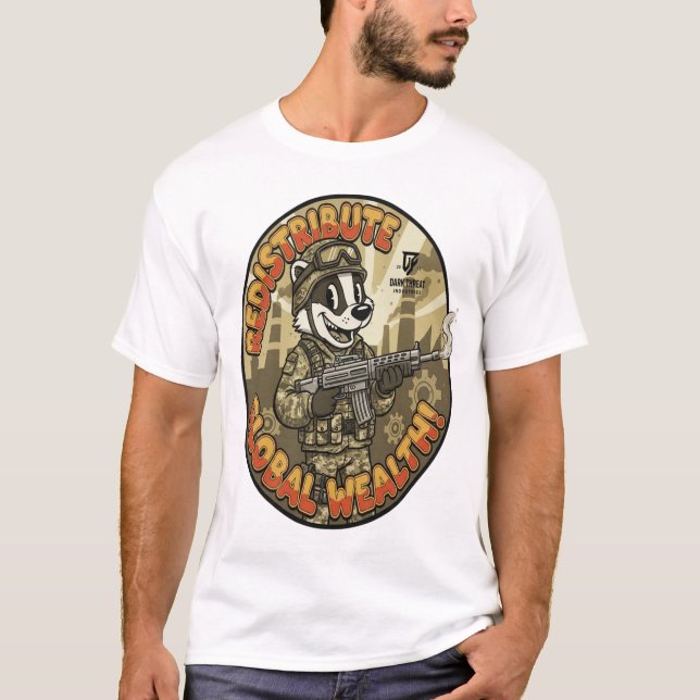 Camiseta Global Wealth Badger T-Shirt (Anverso)