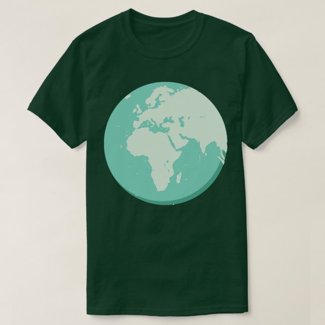 Camiseta Globe 1 del Día de la Tierra (Diseño del anverso)
