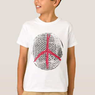 Camiseta Globe de la Paz no guerra no lucha no violencia am
