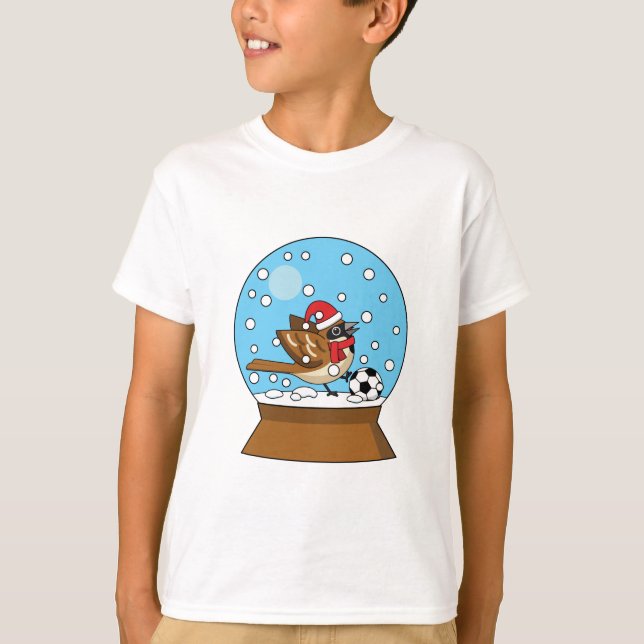 Camiseta Globe de nieve con juego de cuerdas con soplo (Anverso)