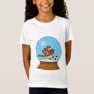 Camiseta Globe de nieve con juego de cuerdas con soplo