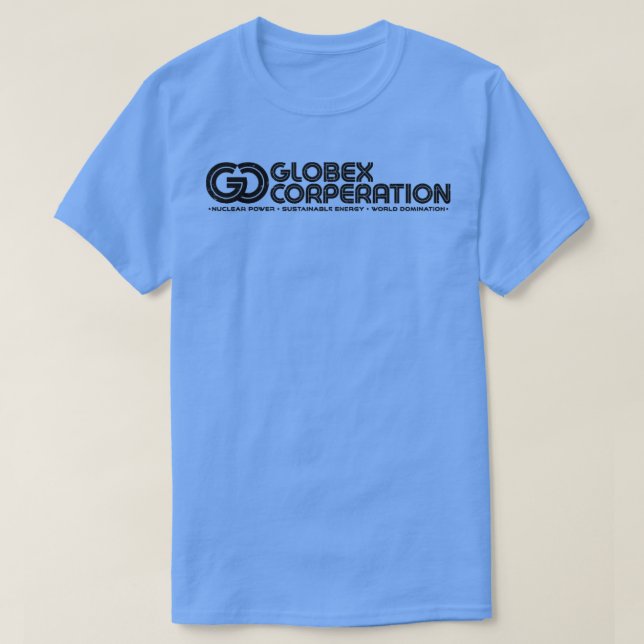 Camiseta Globex Corp GCaltBlack RxTp (Diseño del anverso)