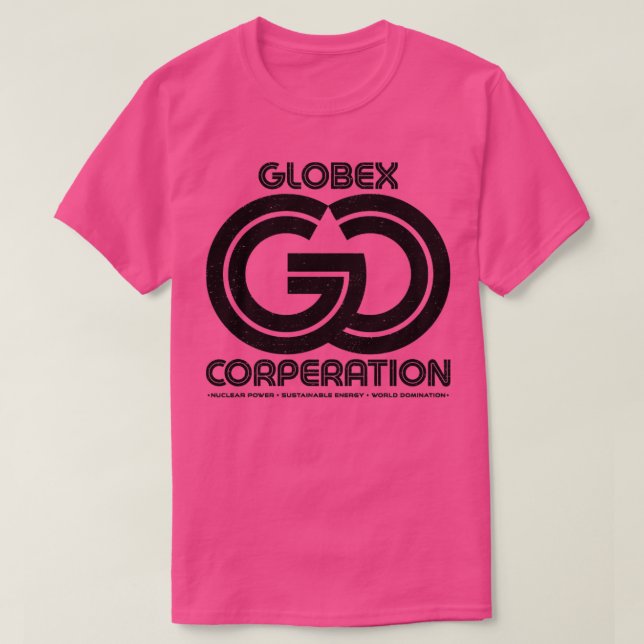 Camiseta Globex Corp GCBlack RxTp (Diseño del anverso)