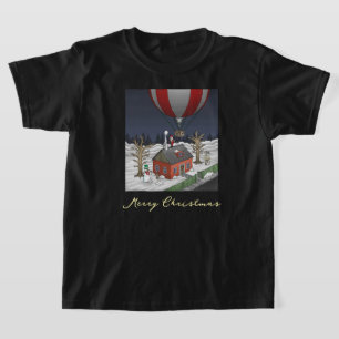 Camiseta Globo aerostático de Santa