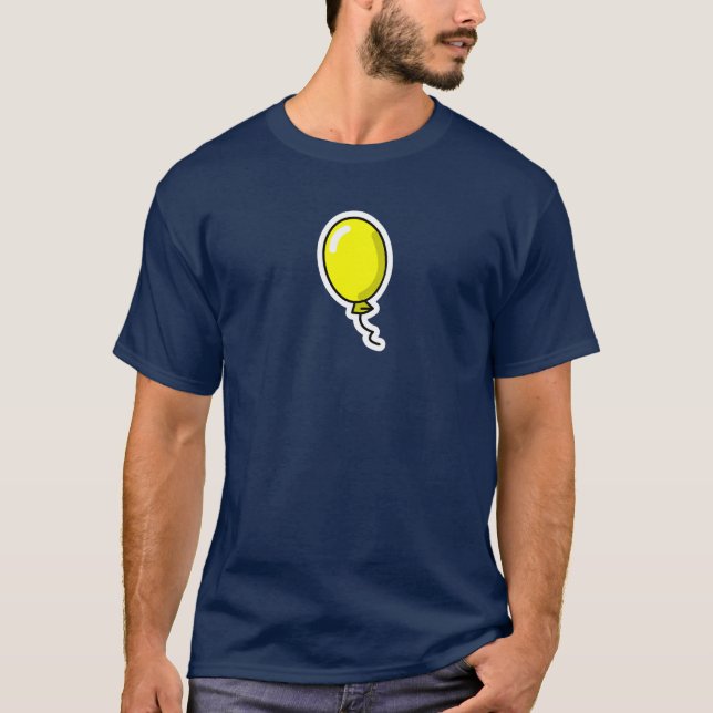 Camiseta Globo amarillo oscuro de Phell (Anverso)