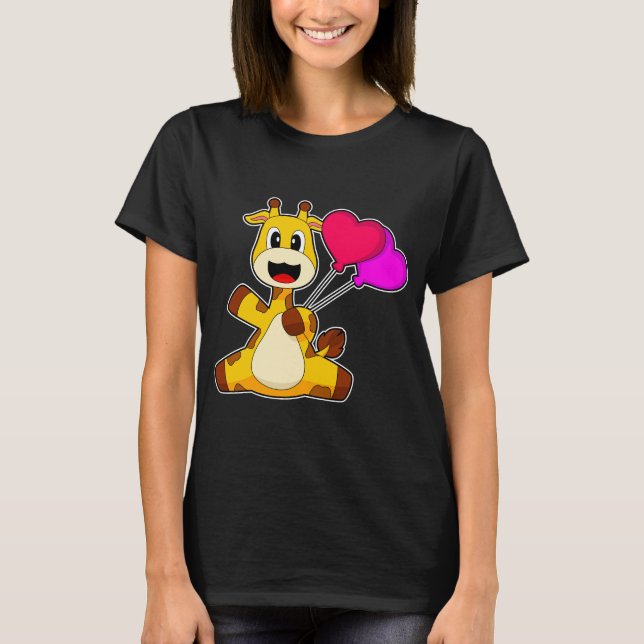 Camiseta Globo cardíaco de Giraffe (Anverso)