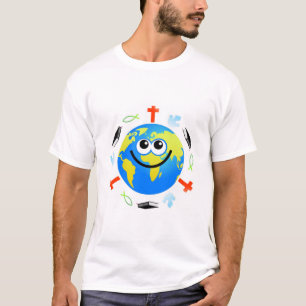 Camiseta Globo cristiano