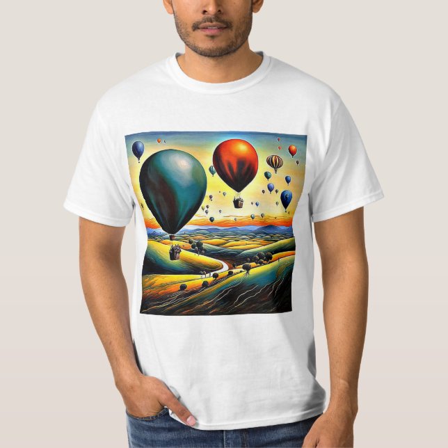 Camiseta Globo de aire caliente (Anverso)