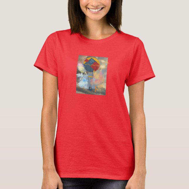 Camiseta Globo de aire caliente (Anverso)