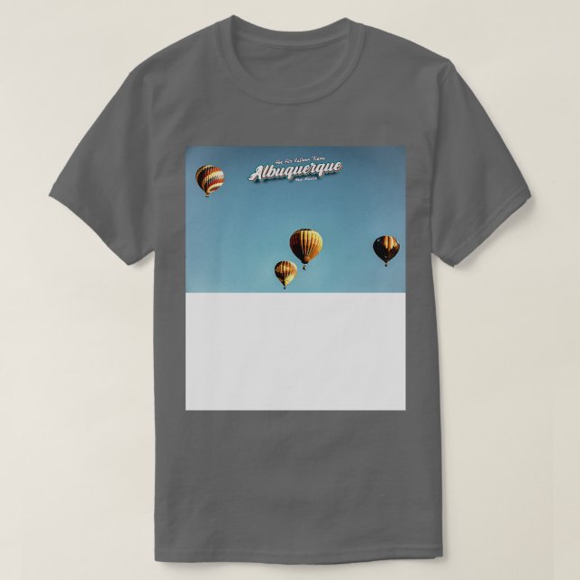 Camiseta Globo de aire caliente Albuquerque 5 (Diseño del anverso)