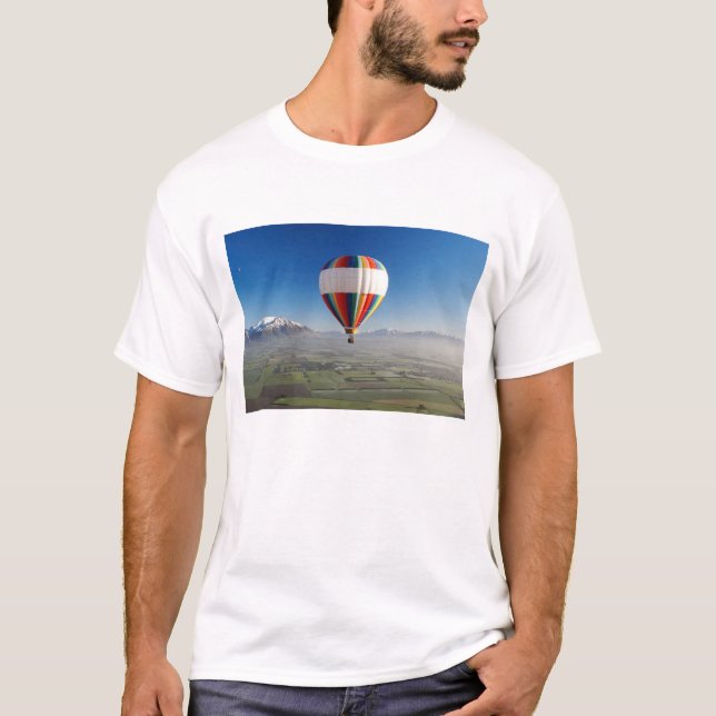 Camiseta Globo de aire caliente, cerca de Methven, Canterbu (Anverso)