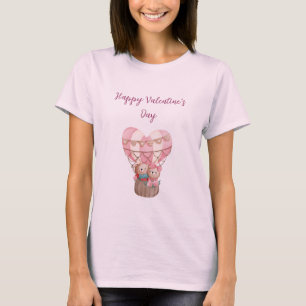 Camiseta Globo de aire caliente de oso de peluche El día de