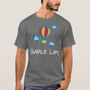 Camiseta Globo de aire caliente de vida simple
