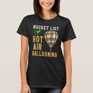 Camiseta Globo de aire caliente en globo aerostático