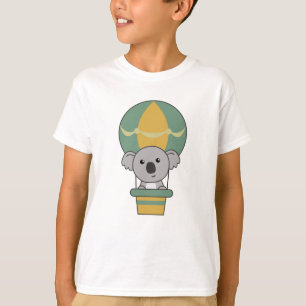 Camiseta Globo de aire caliente Koala Viaja en globo Cute K