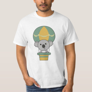 Camiseta Globo de aire caliente Koala Viaja en globo Cute K